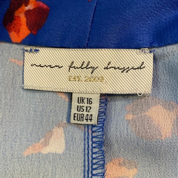 Never fully dressed printed wrap dress size US 12 - Picture 4 of 4